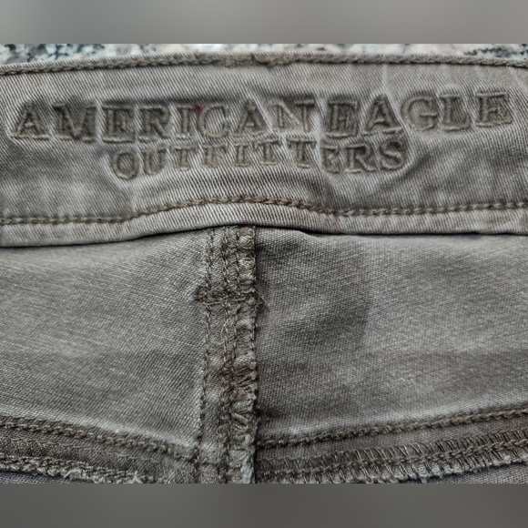 Women's Pre-Loved American Eagle Gray Hi Rise Jegging Size 8 - Picture 2 of 10